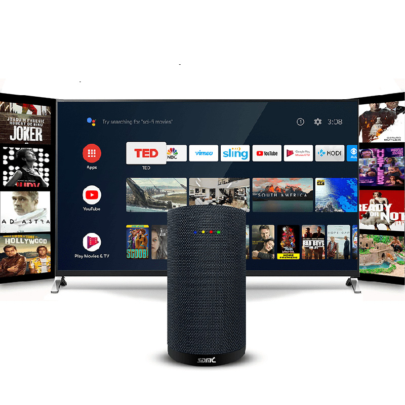 Treffen Sie die nächste Generation Android TV Smart Speaker mit Digital TV Receiver